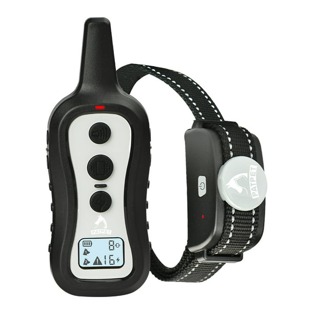 PATPET P301 Safe Shock Collar with Remote for Medium Large Dogs Training ,1000ft Wireless Range