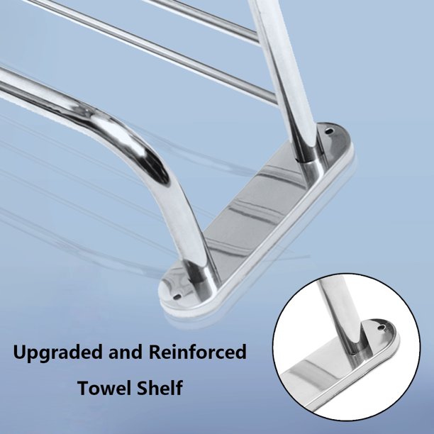 Home Hotel Towel Shelf, Chrome Stainless Steel