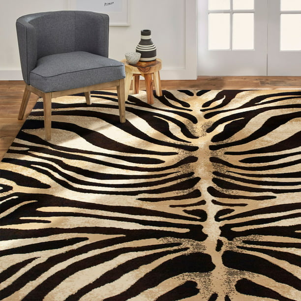 Home Dynamix Tribeca Fawn Contemporary Animal Print Area Rug