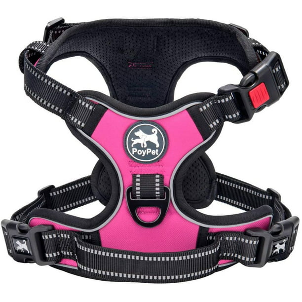 PoyPet No Pull Dog Harness,No Choke Reflective Dog Vest