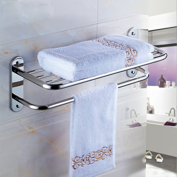 Home Hotel Towel Shelf, Chrome Stainless Steel