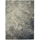 Nourison Passion Charcoal Ivory 5'3" x 7'3" Area Rug