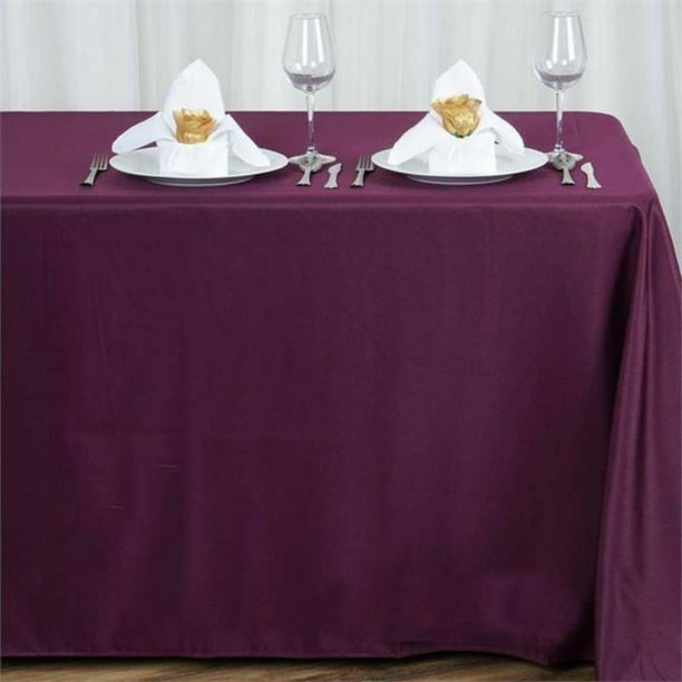 90" x 156" Polyester Rectangular Tablecloth