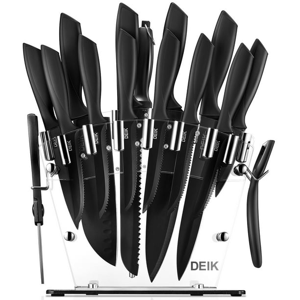 Knife Set, 16 PCS High Carbon Stainless Steel Kitchen Knife Set