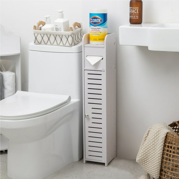 Toilet Paper Holder Stand,Small Bathroom Storage